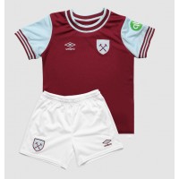 Fotbalové Dres West Ham United Dětské Domácí 2024-25 Krátký Rukáv (+ trenýrky)